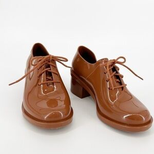Melissa Dubrovka Classic Jelly Oxford In Brown Size 6
